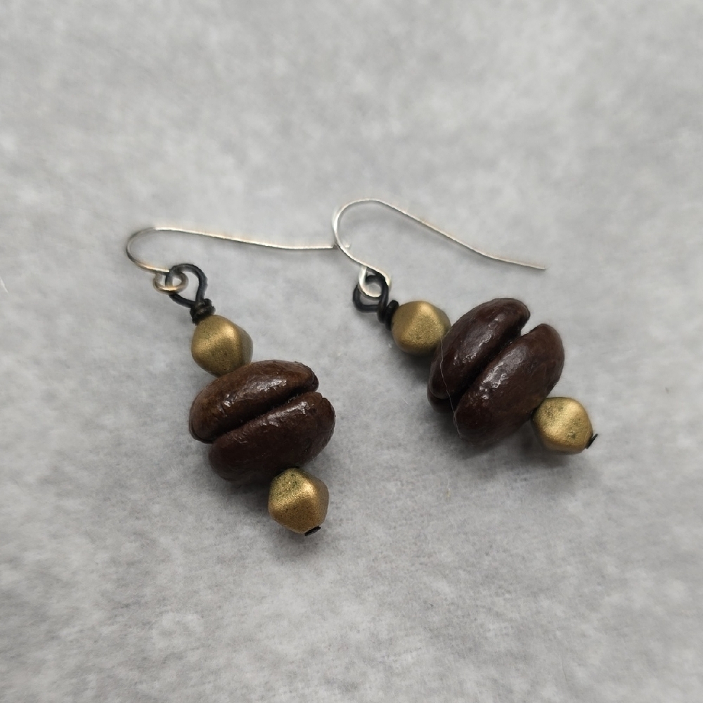 Coffee Bean Earrings